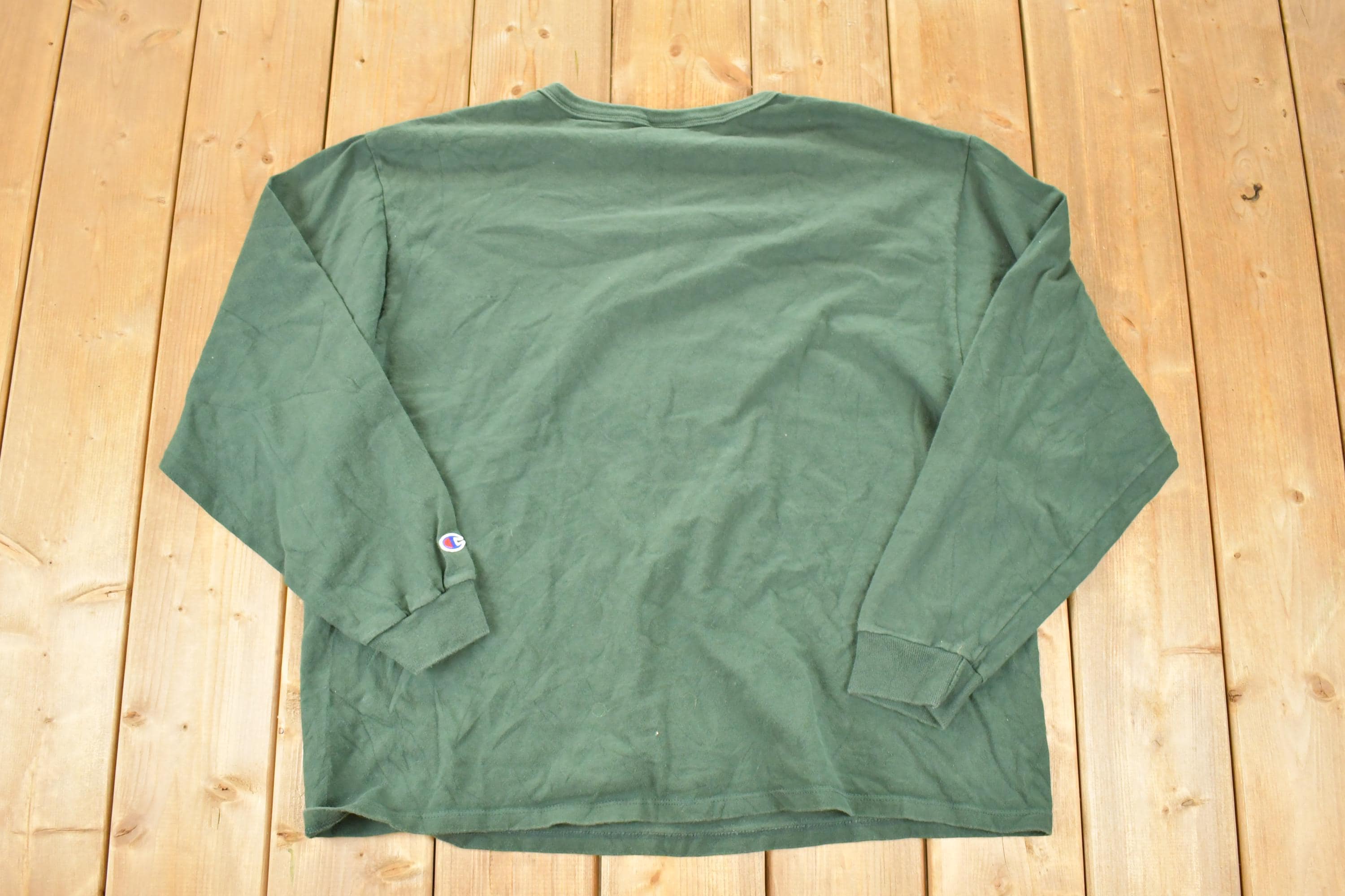 Vintage Y2K Champion Text Logo Crewneck Sweatshirt Men's XL