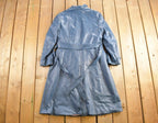 Vintage 1970s Sportsmaster Leather Long Jacket