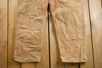 Vintage 1980s Carhartt Double Knee Quilted Canvas Overalls