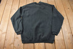 Vintage 1990s Hart & Shelby Video Plus Embroidered Henley Sweatshirt Size L