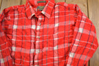 Vintage 1990s ViyellaPlaid Flannel Button Up Shirt - Made in Canada - Medium