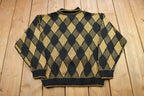 Vintage 1990s Alfred Dunner Knitted Collared Sweater