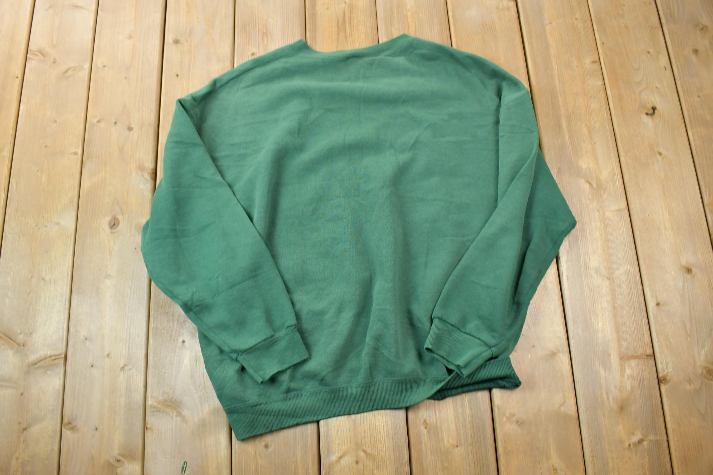 Vintage 1990s Lee Heavyweight Waseca Floral Crewneck Sweatshirt