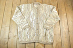 Vintage 1980s Coogi Cotton Knit Abstract Pattern Crewneck Sweater Made In Australia 3D 100% Cotton