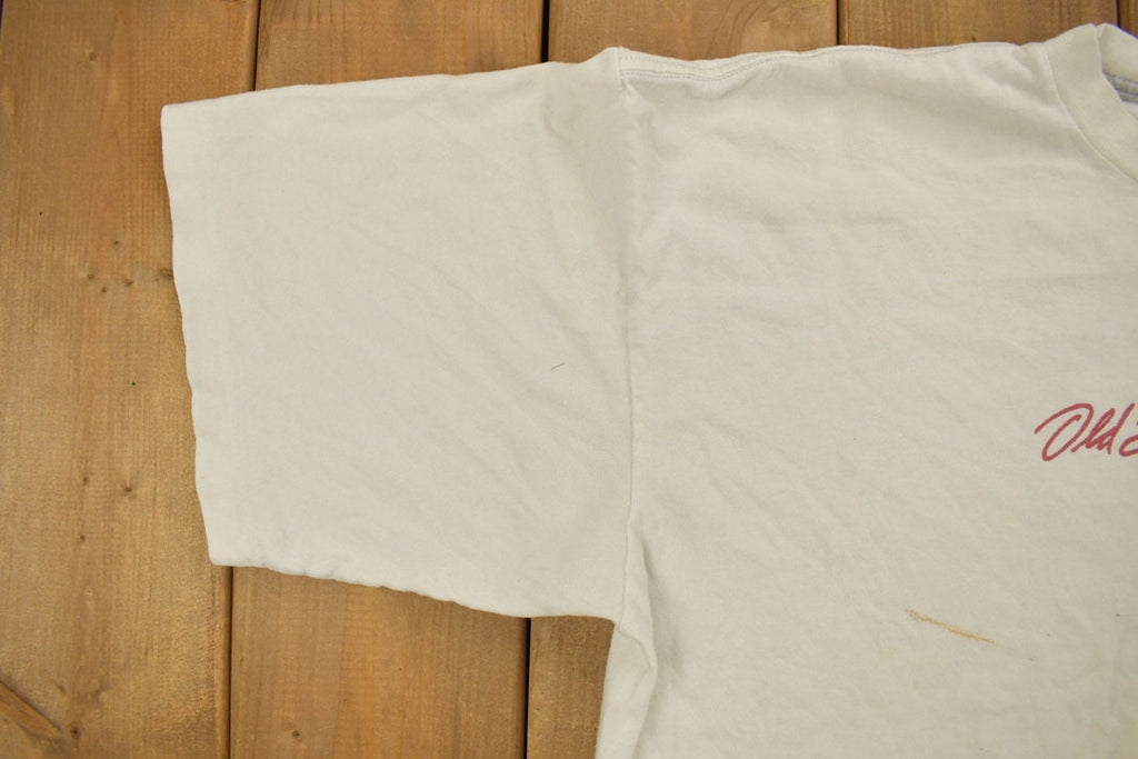 Vintage 1990s Old School Clothing Basketball Graphic T Shirt
