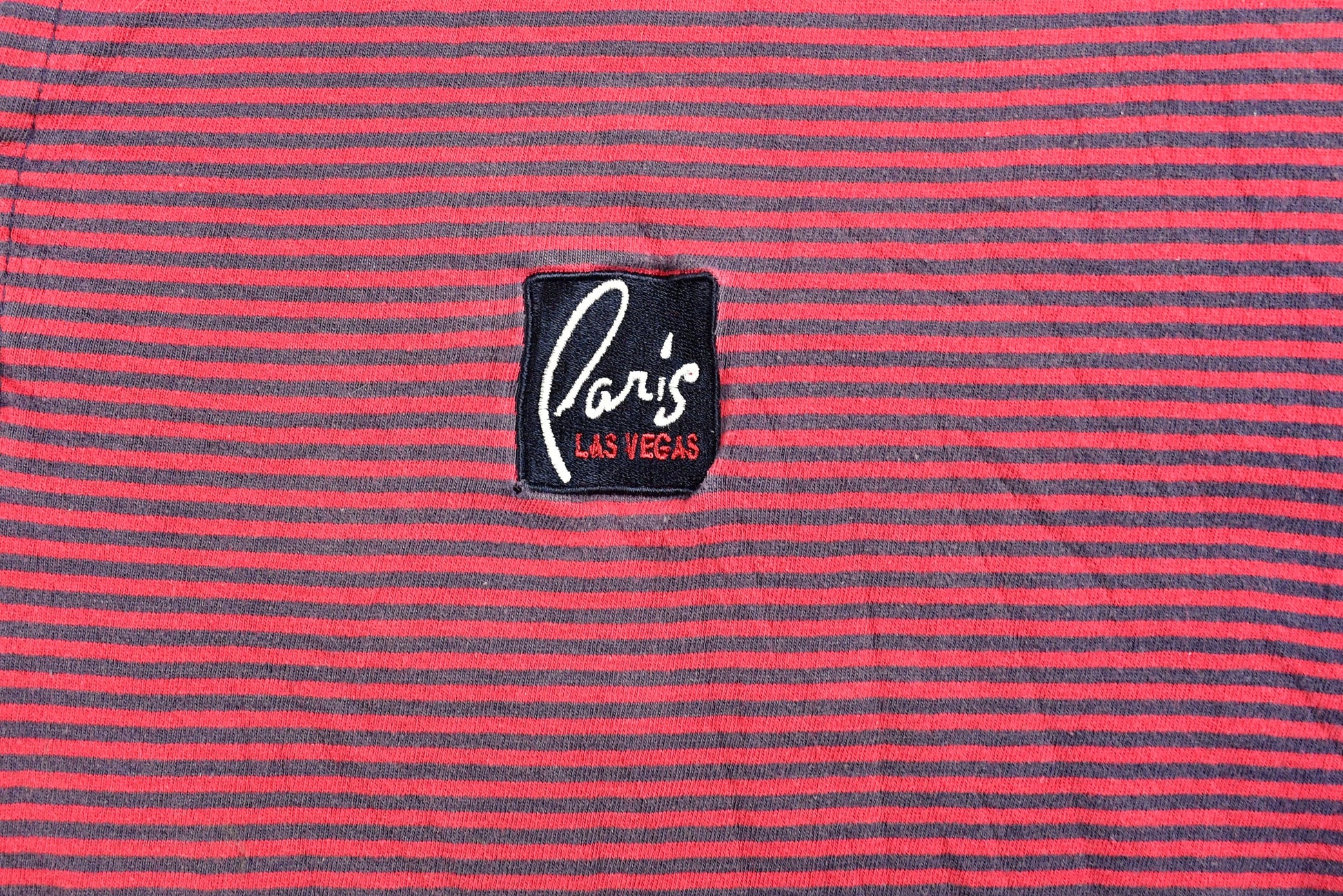 Vintage Striped Short Sleeve Polo Shirt