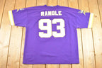 Vintage 1990's Minnesota Vikings John Randle NFL Jersey Shirt Men's XL / Football Fan Apparel / 1990s Sportswear / Single Stitch Tee