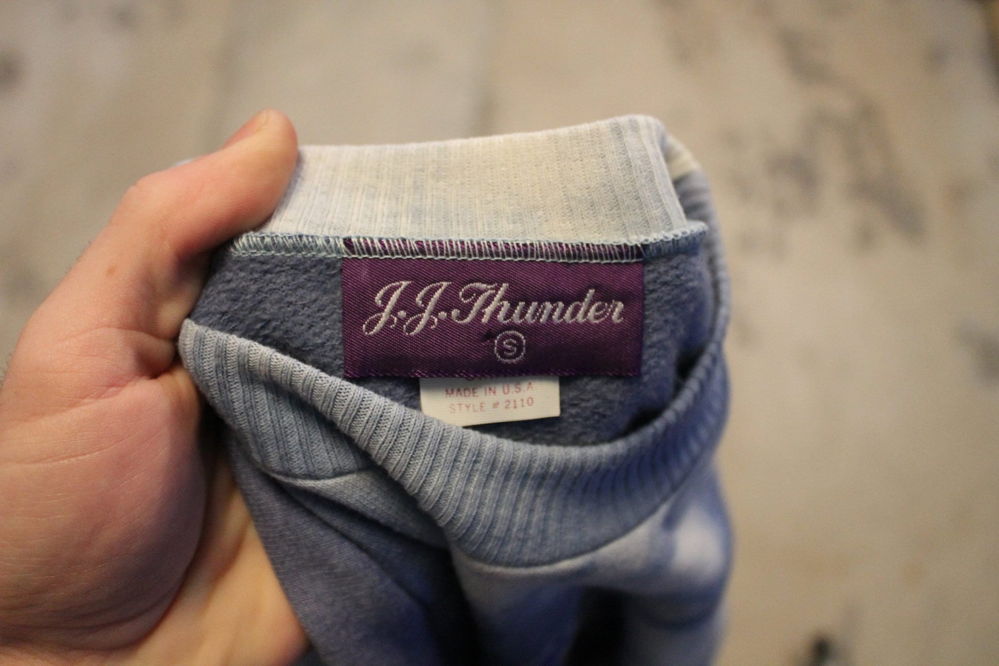 Vintage 1987 JJ Thunder Beach Club Tie Dye Crewneck Sweater / 90s Crewneck / Vintage Sweatshirt / Made In USA / Streetwear Fashion