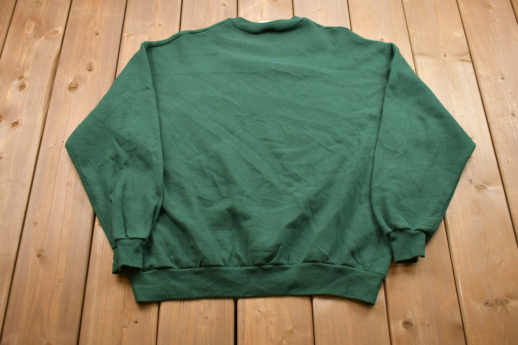 Vintage 1990s Peace On Earth Embroidered Crewneck Sweatshirt