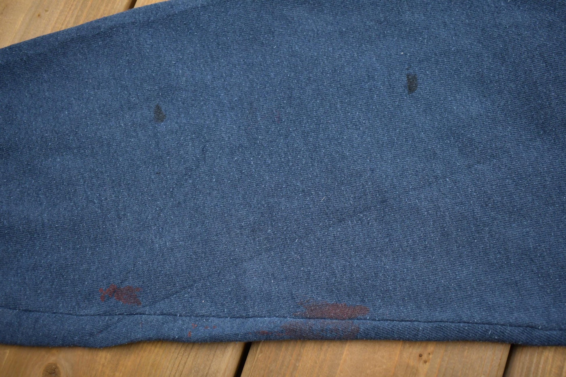 Vintage 1990s Blank Blue Wilson Crewneck Sweatshirt