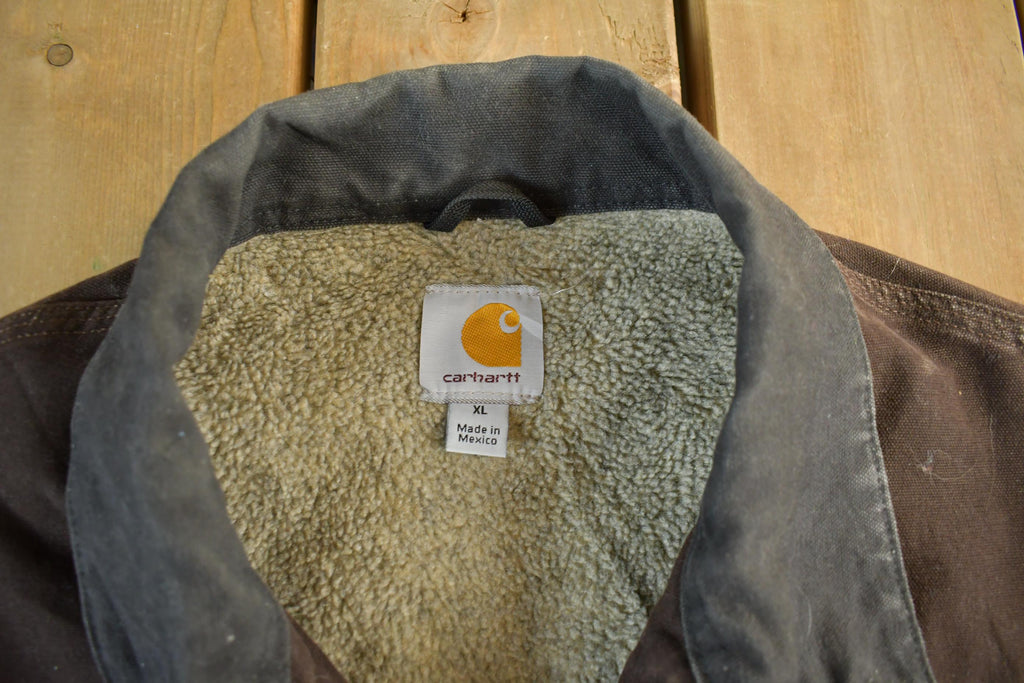 Vintage 2000s Carhartt Sherpa Lined Jacket Mens XL
