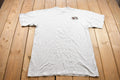Vintage 1990s Castaways West Seneca Striped Mock Neck Graphic T Shirt