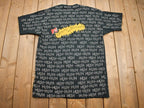 Vintage 1993 Beavis And Butthead MTV All Over Print T-Shirt