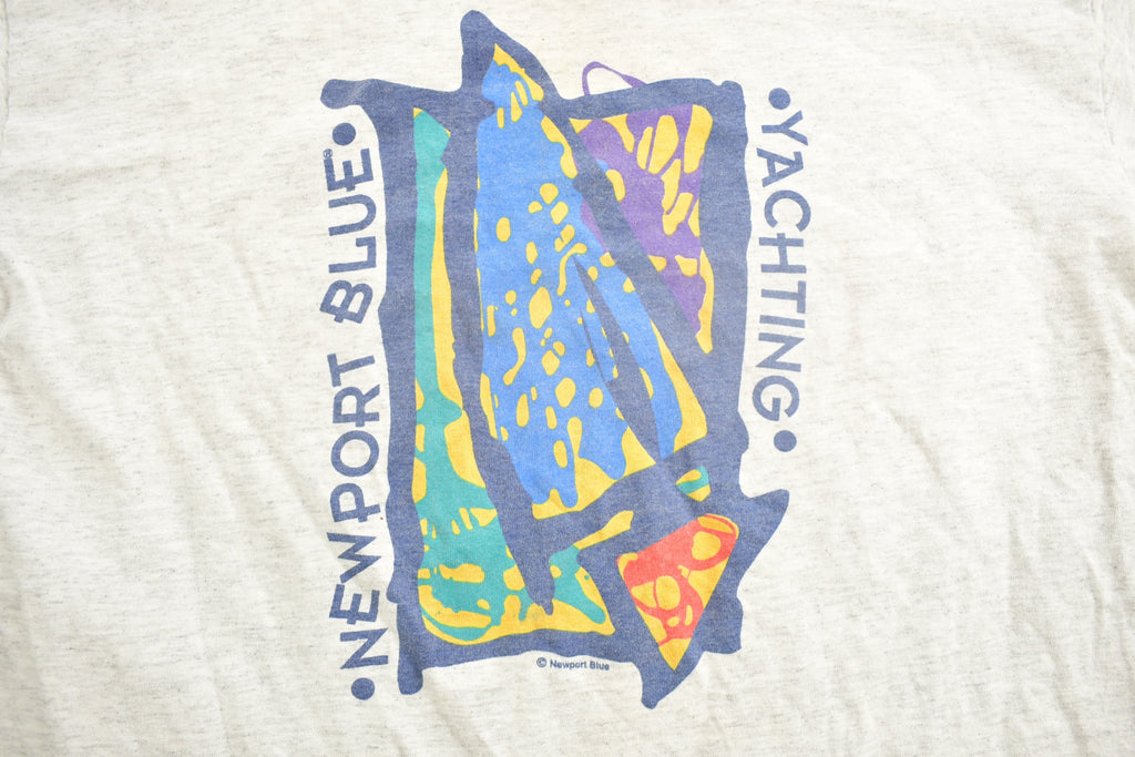 Vintage 1990s Souvenir Newport Yachting T Shirt