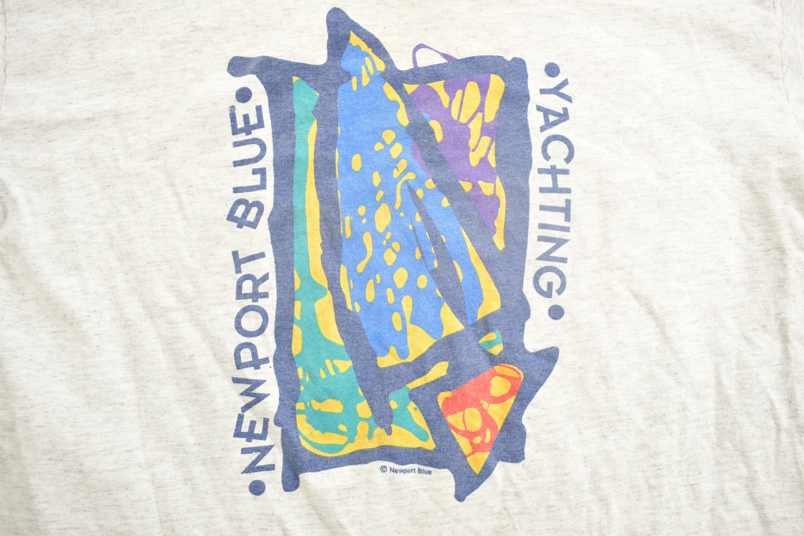 Vintage 1990s Souvenir Newport Yachting T Shirt