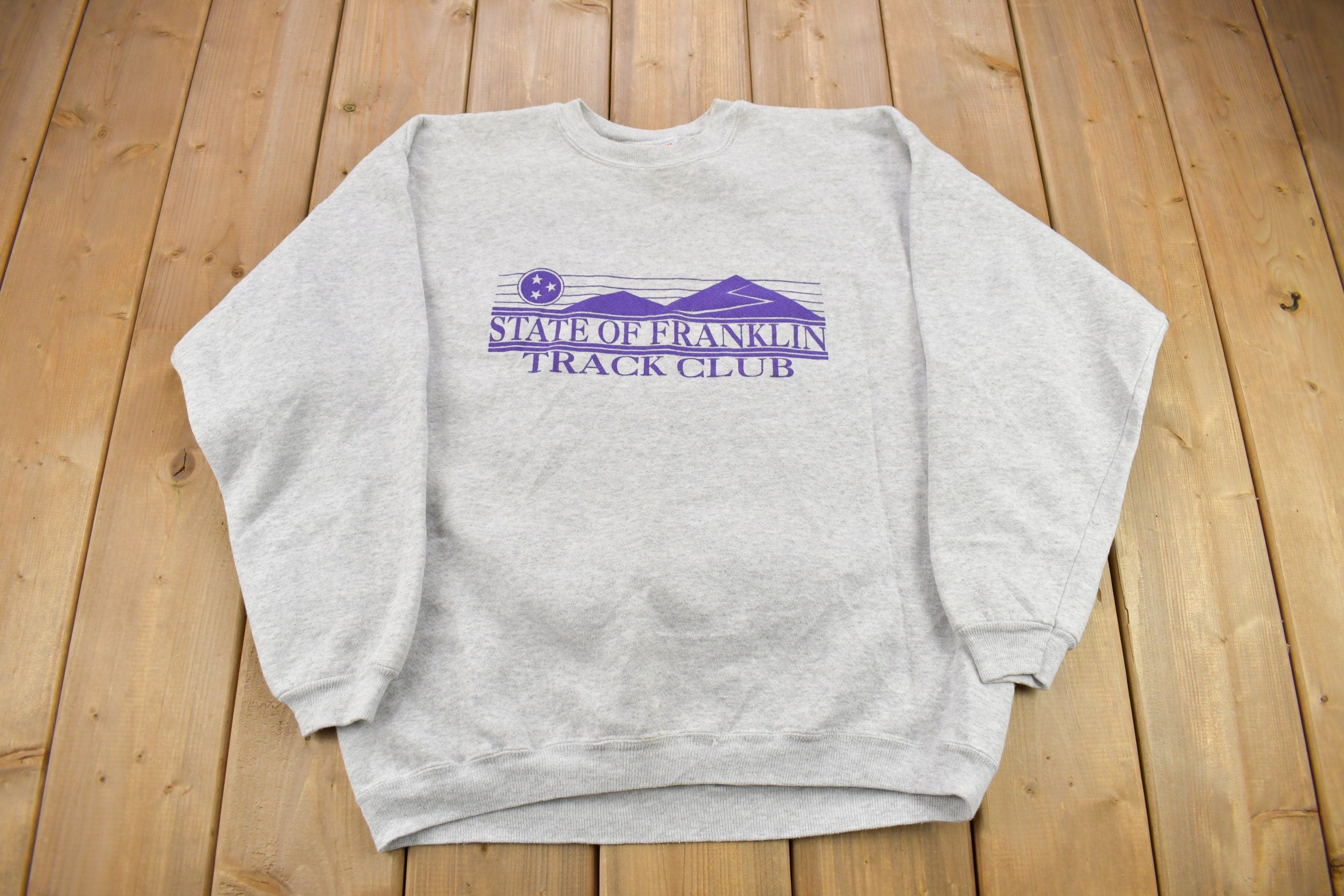 Vintage 1990s Heavyweight State of Franklin Track Club