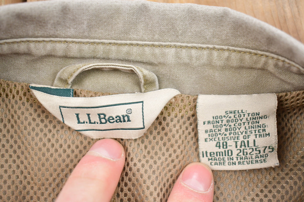 Vintage 1990s LL Bean Cotton Blazer