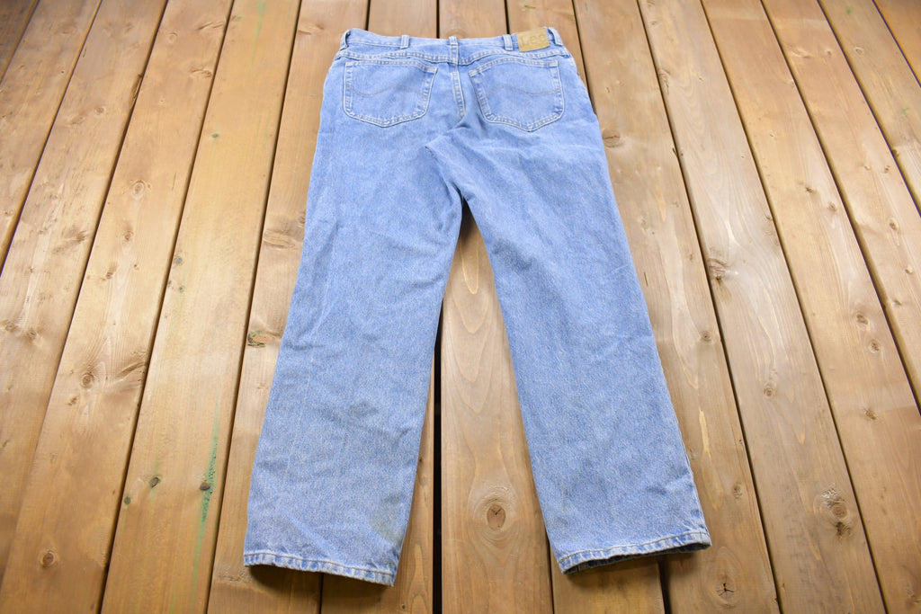 Vintage 1980's Lee Blue Straight Leg Jeans 32 x 29
