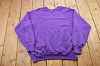 Vintage 1990s Purple Blank Crewneck Sweatshirt