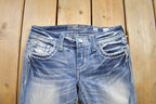 Vintage Y2K Miss Me Bedazzled Low Rise Jeans Size 26x32