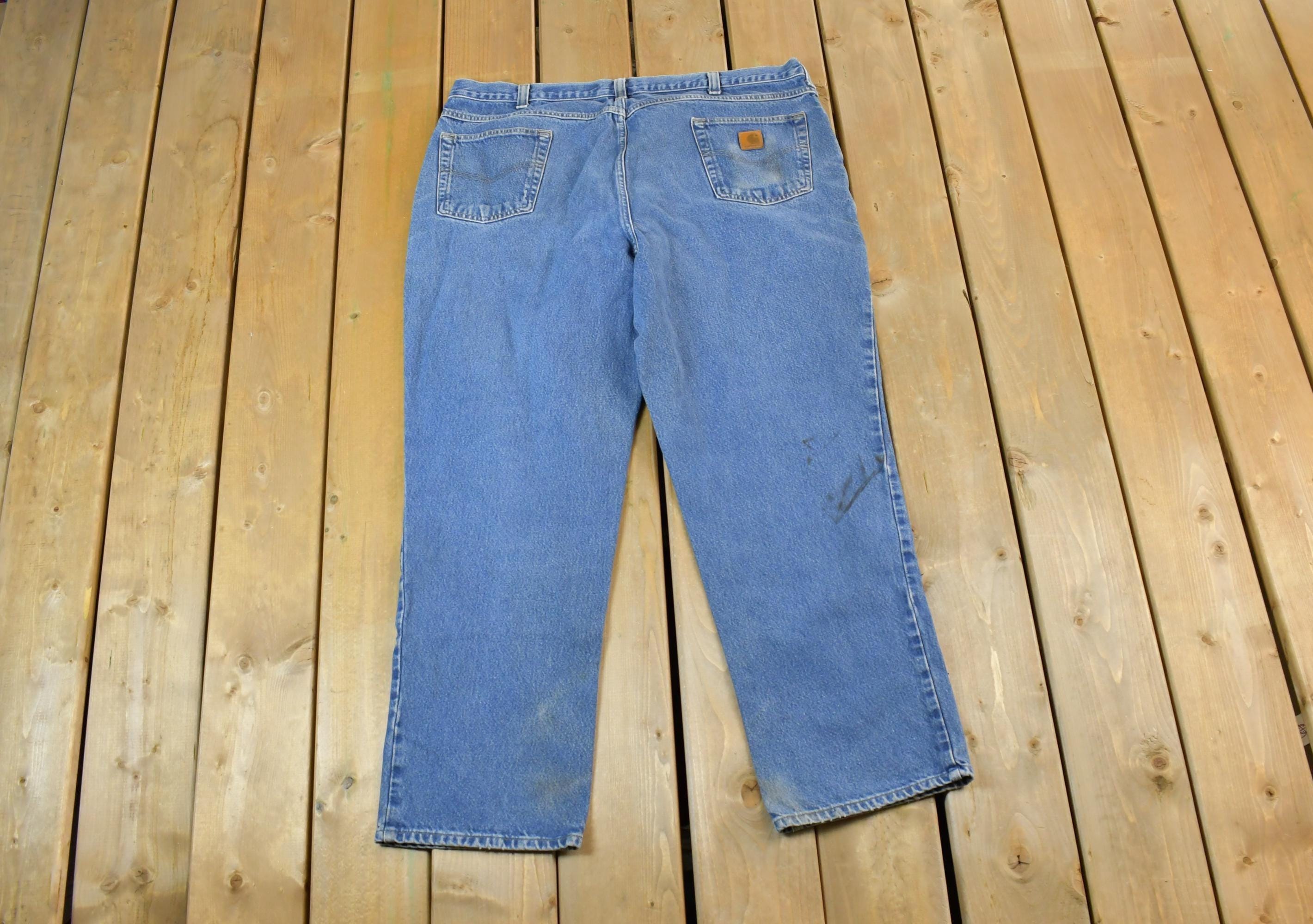 Vintage 1990s Carhartt Work Jeans Size 42x32