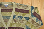 Vintage 1990s S.W Casuals Knit Cardigan Sweater