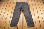 Vintage 1980s Lee Dark Wash Denim Jeans Size 37 x 28.5