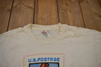 Vintage 1990s USPS Nursing Stamp Graphic T Shirt
