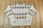 Vintage 1990s Windsor Shirt Upside Down Tag Knit Crewneck Sweater
