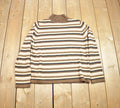 Vintage 1990s Sag Harbour Turtle Neck Striped Sweatshirt