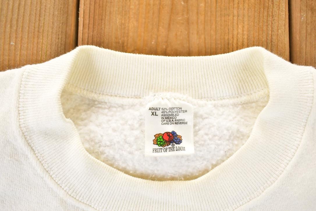 Vintage 1990s Pilots Rules Of Flying Crewneck Sweatshirt Men's L