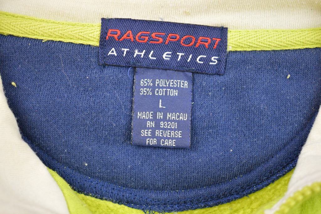 Vintage 1990s Ragsport Quarter Zip Sweatshirt
