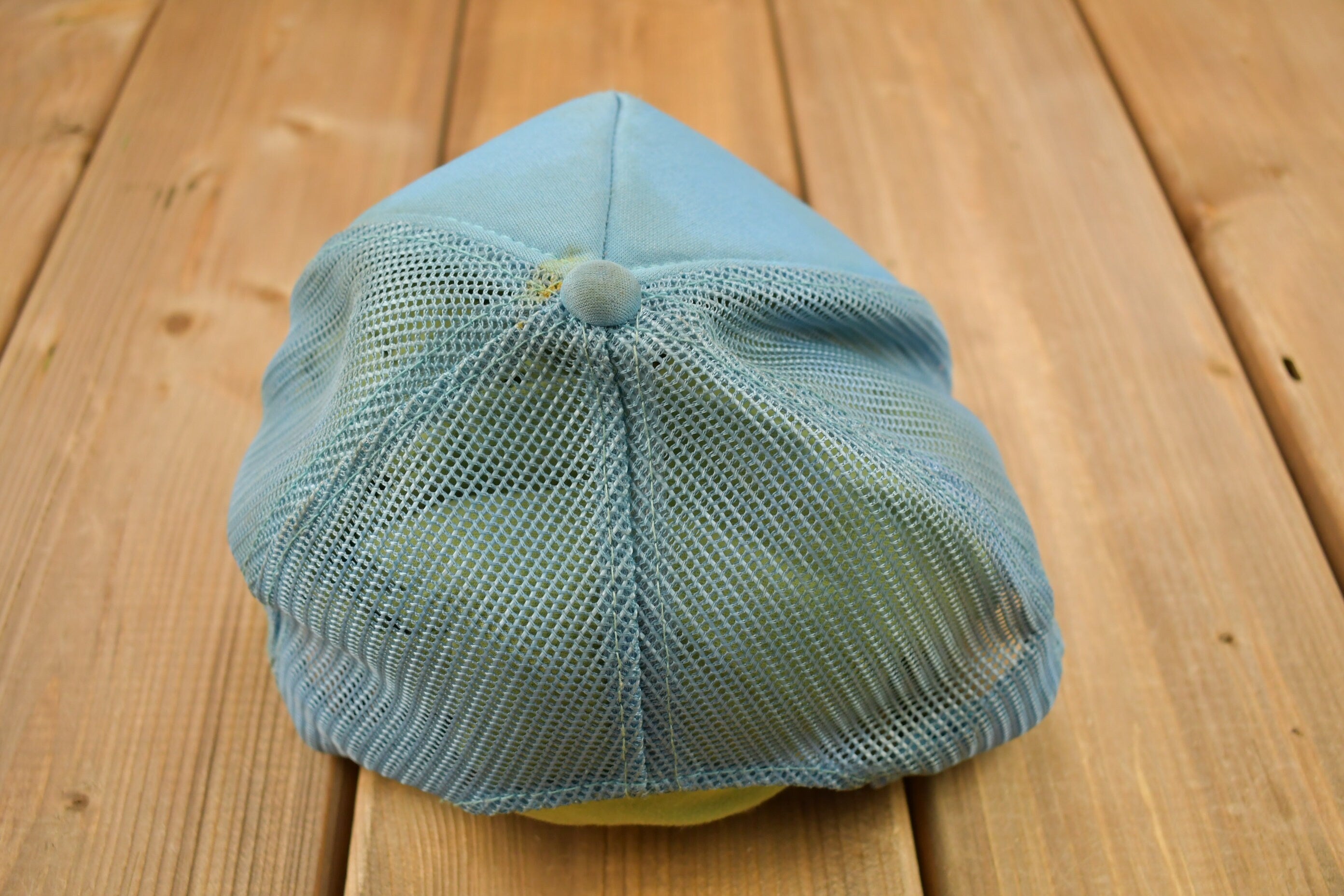 Vintage 1990s Rainbow Riggers Calgary Alberta Trucker Hat