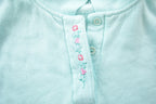 Vintage 1990s Floral Themed Quarter Button Up Sweater