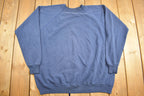 Vintage 1980s Blank Blue Crewneck Sweatshirt