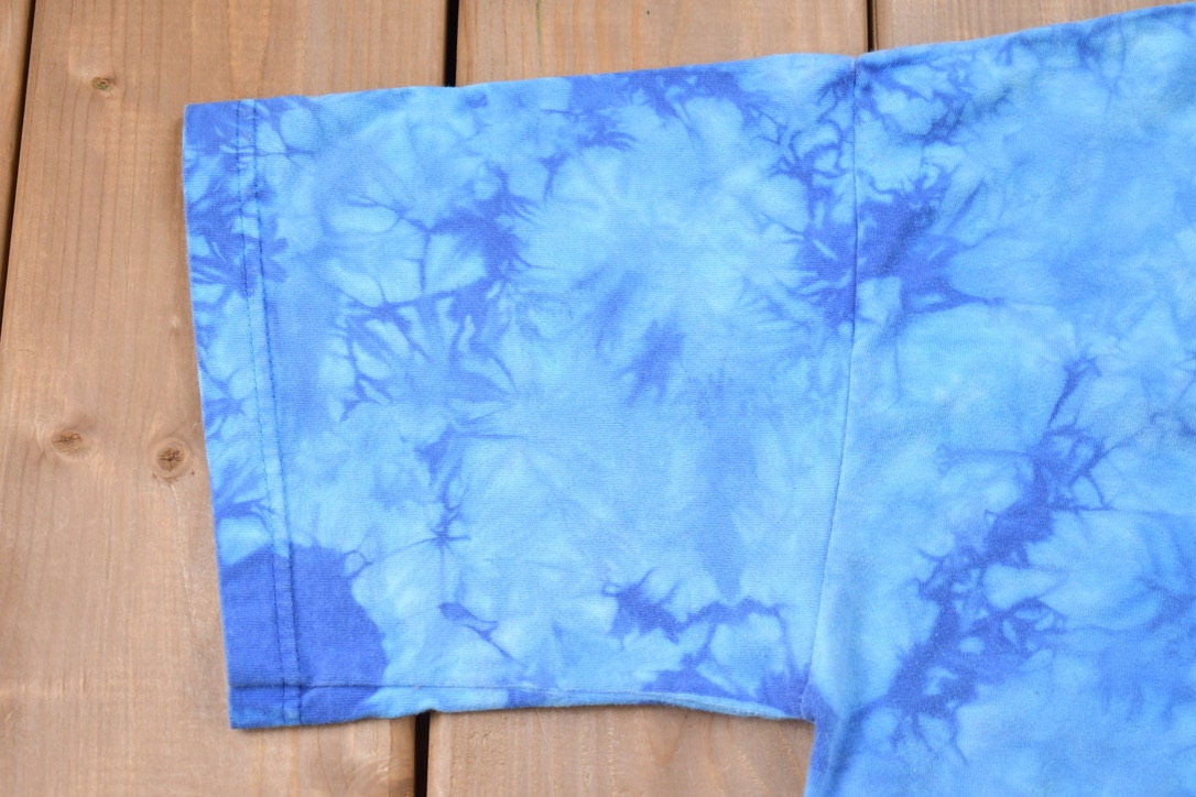 Vintage 1990s Costa Rica Butterfly Tye Dye Graphic T-Shirt