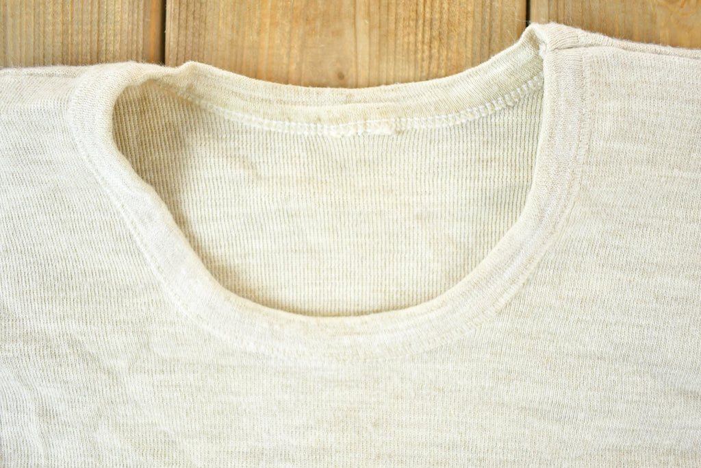 Vintage 1980s Souvenir Blank Knit T-Shirt Men's S