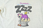 Vintage 1990s Sleeping Cats Vetements Original Design Single Stitch T-Shirt