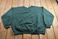 Vintage 1990s Blank Green Crewneck Sweatshirt