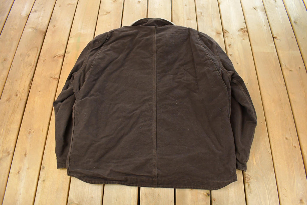 Vintage 1990s Carhartt Sherpa Lined Jacket Men's 2XL