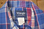 Vintage 1990s Wrangler Western Style Button Up Shirt