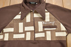 Vintage 1980s Marion Vinyl Center Chain Stitched Button Up Shirt