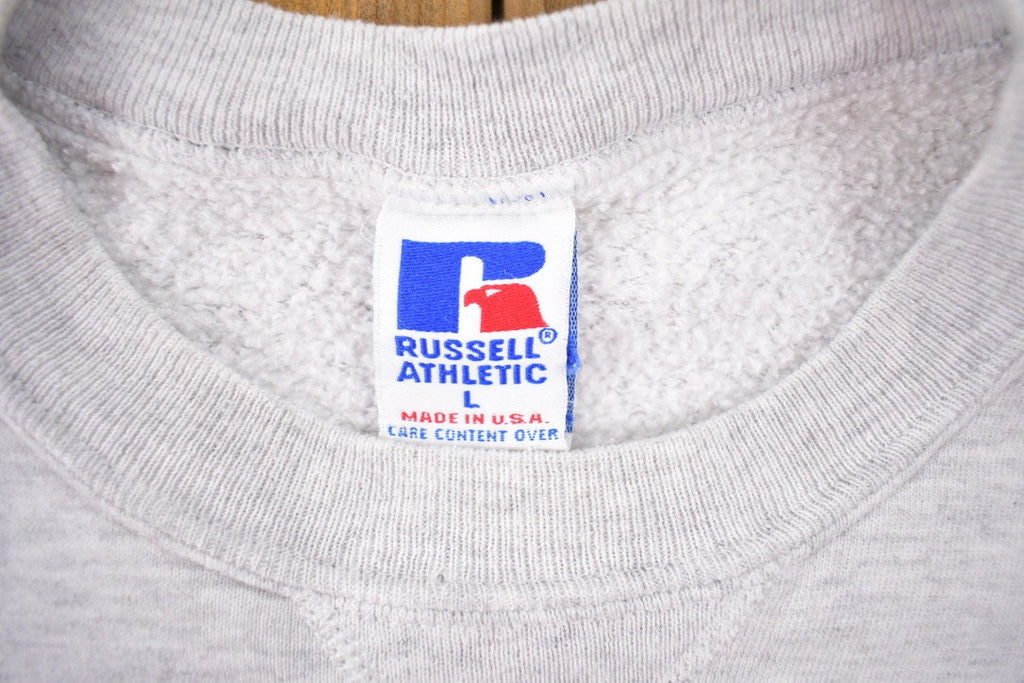 Vintage 1990s Russell SC Mustangs University Collegiate Crewneck Embroidered NCAA Sweatshirt