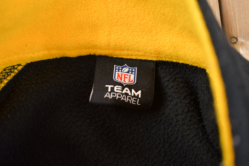 Vintage 1990s Pittsburgh Steelers Fleece Quarter Zip Sweatshirt