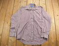 Vintage 1990s Towncraft Striped Button Up Shirt  1990s Button Up  Vintage Flannel  Basic Button Up