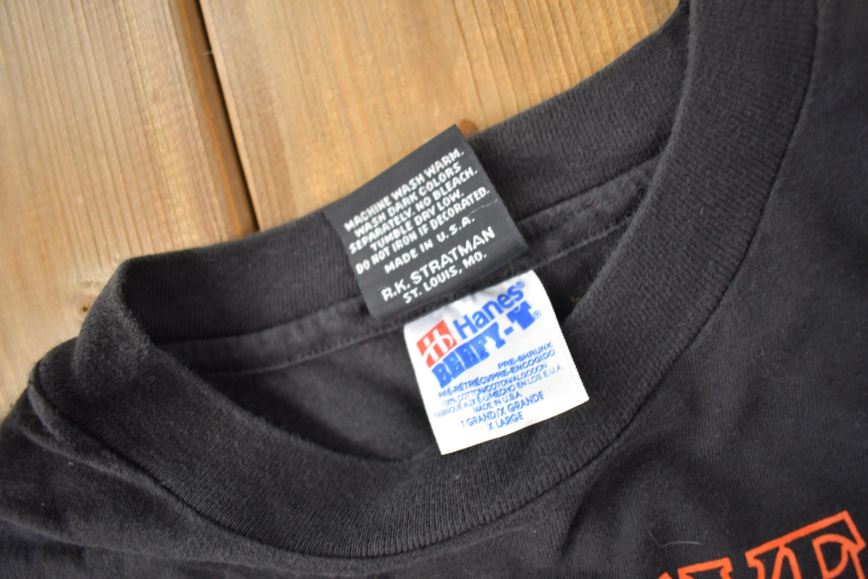 Vintage 1994 Harley Davidson Motorcycles Syracuse New York Single Stitch Graphic T-Shirt Made In USA
