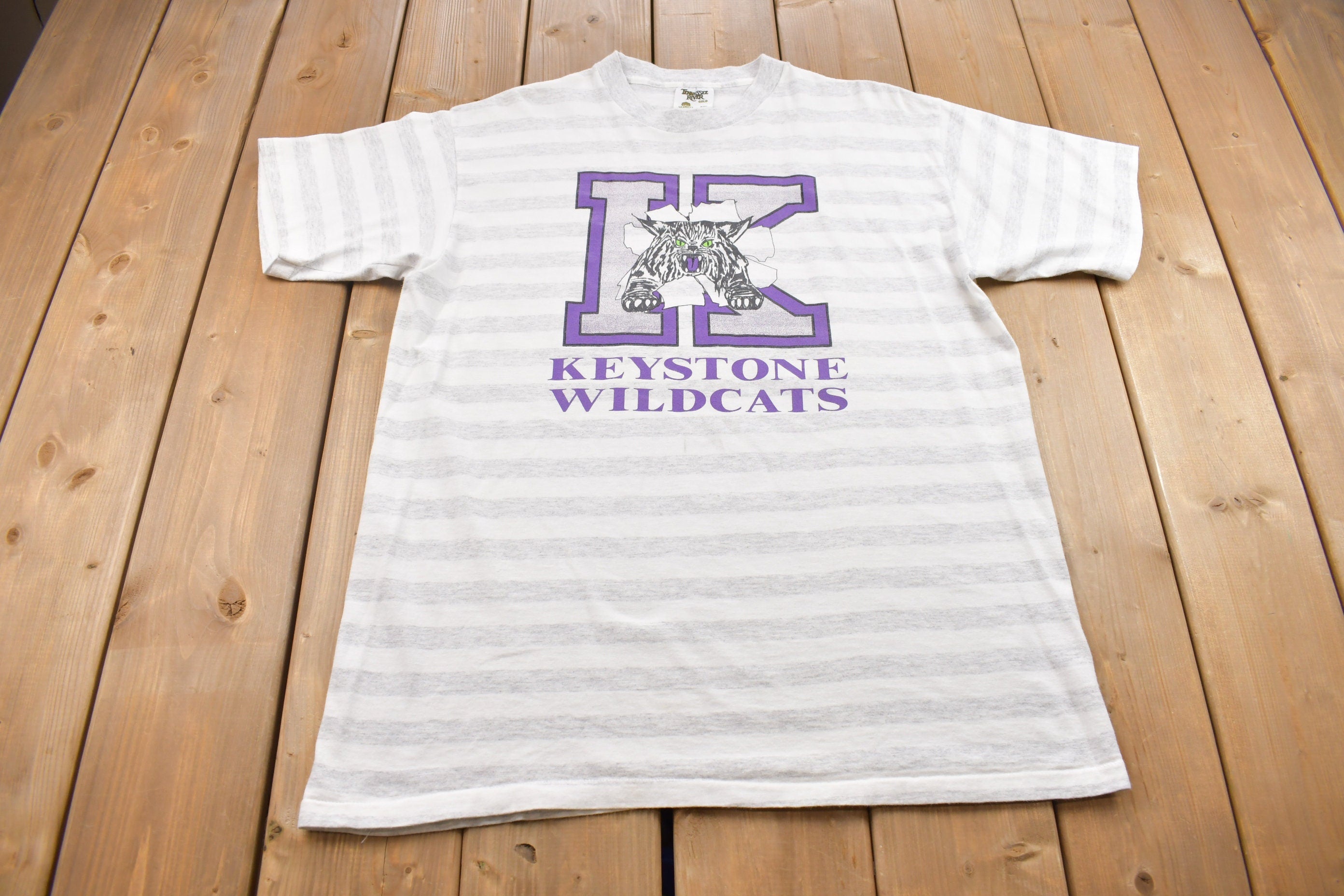Vintage 1980s Keystone Wildcats Graphic T Shirt