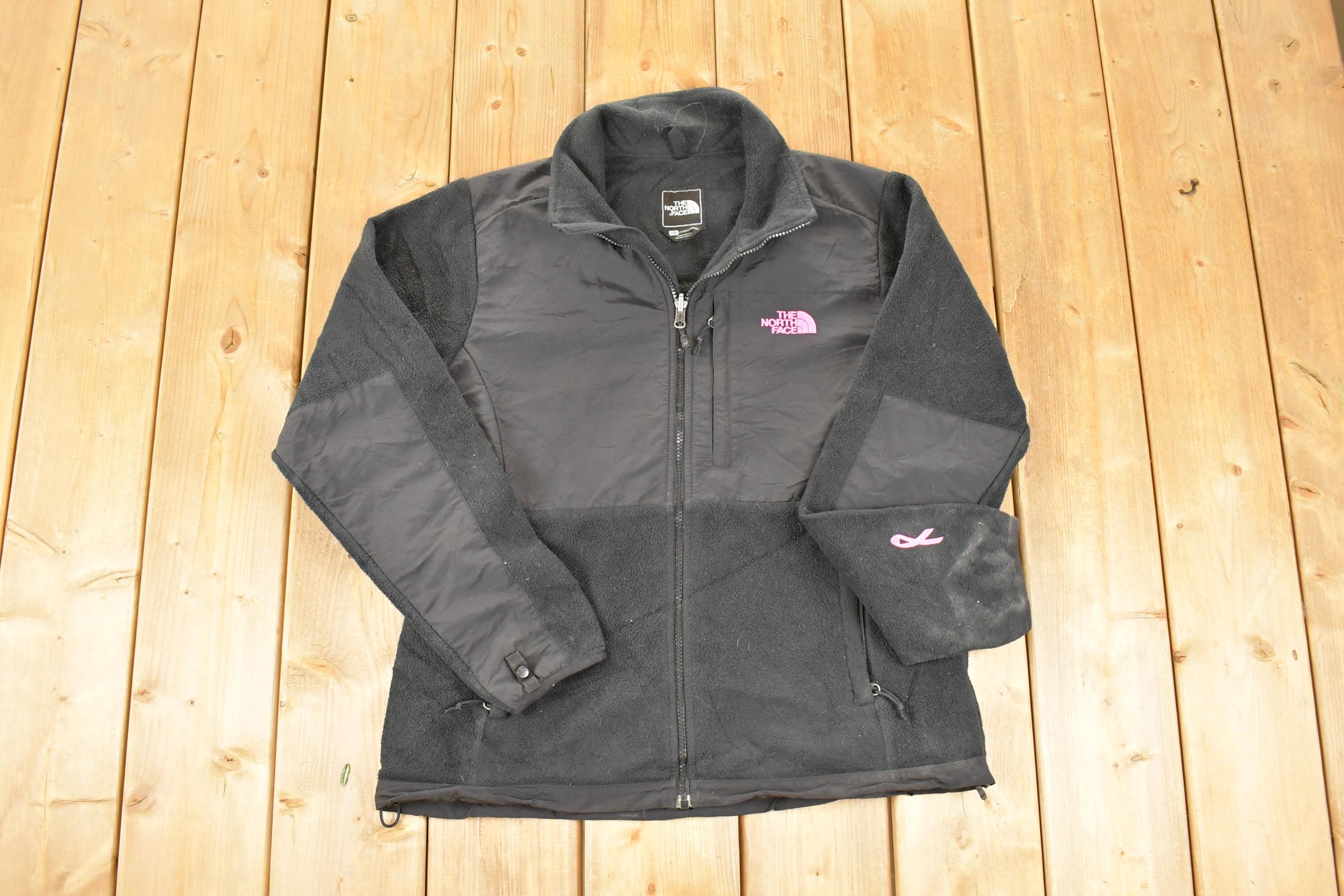 Vintage 1990s The North Face Breast Cancer Awareness Fleece Outdoorsman Sweater Men's L
