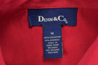 Vintage 1990s Denim and Co Red Button Up Shirt