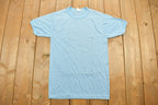 Vintage 1980s Blue Blank T Shirt